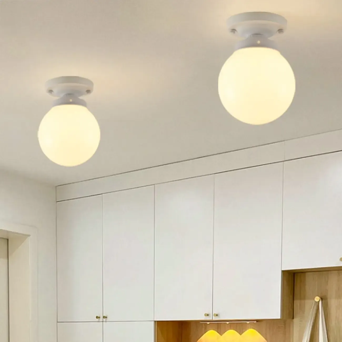 Elegant Flower Shape Ceiling Light for Entrance Illumination  Image - 16