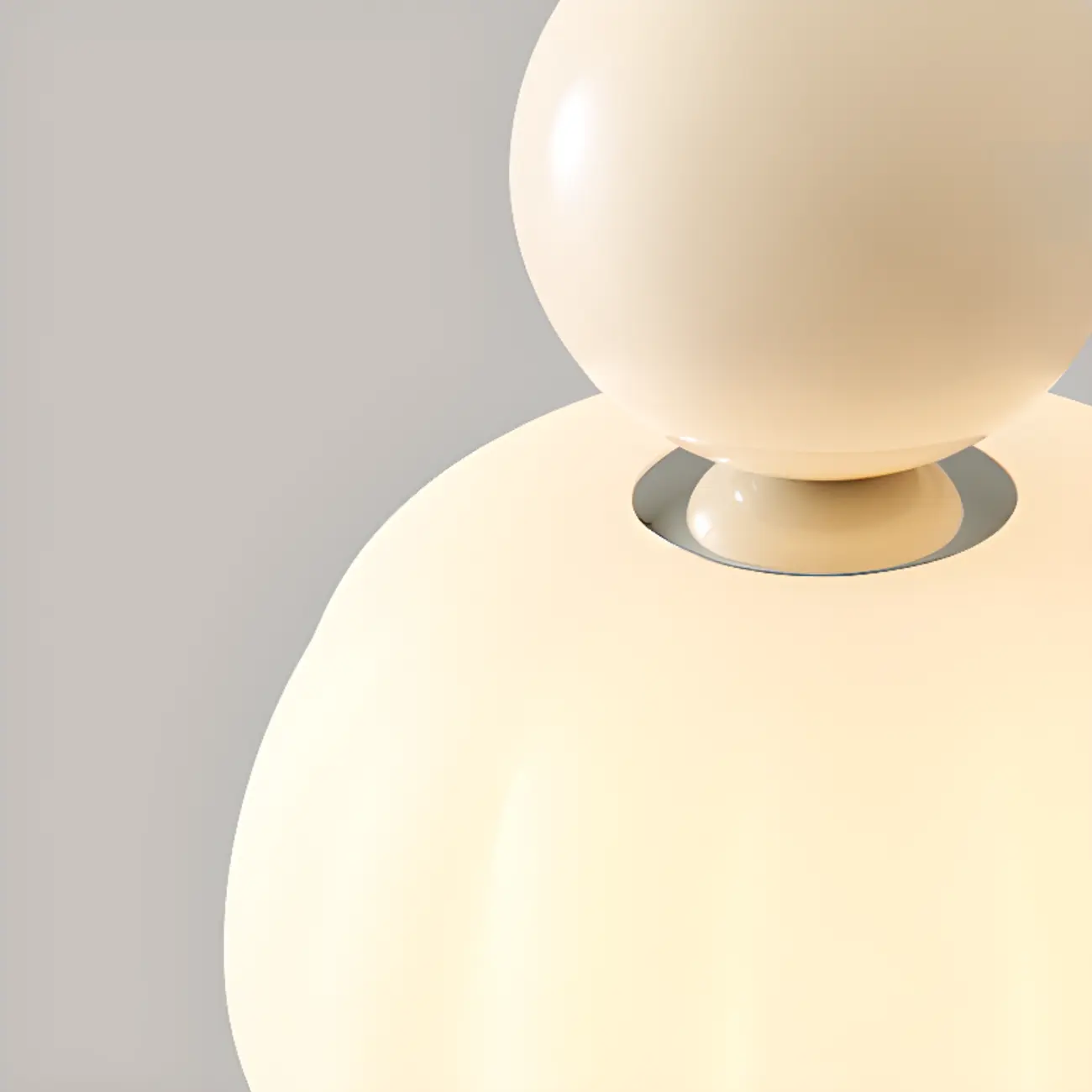 Pumpkin Acrylic Semi Flush Ceiling Light for Entryway,Porch Image - 11 | homeyfad