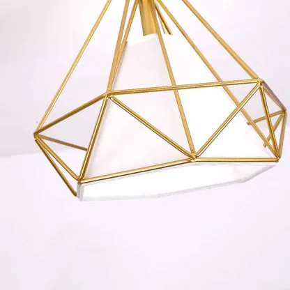 Creative Iron LED Semi Flush Lamp Fixture for Indoor Lighting Image - 16