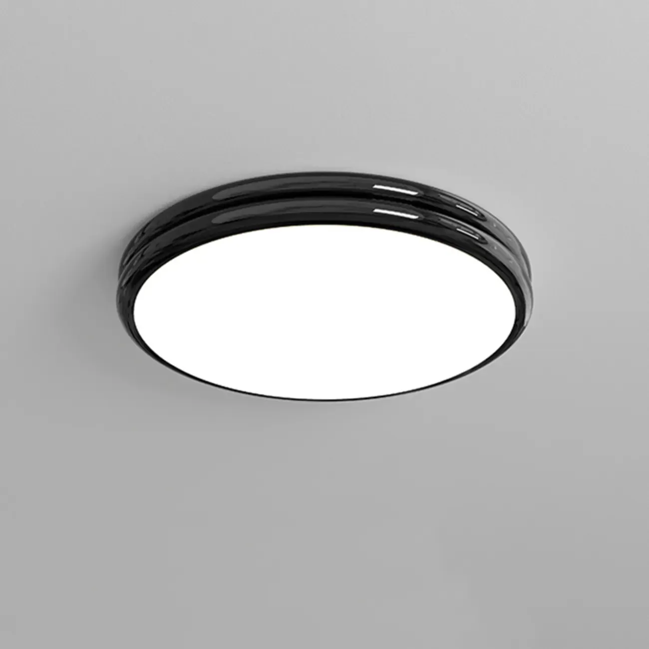 Double-Layer Round Flush Mount Ceiling Light for Living Room Image - 5
