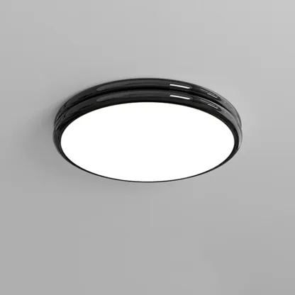 Double-Layer Round Flush Mount Ceiling Light for Living Room Image - 5