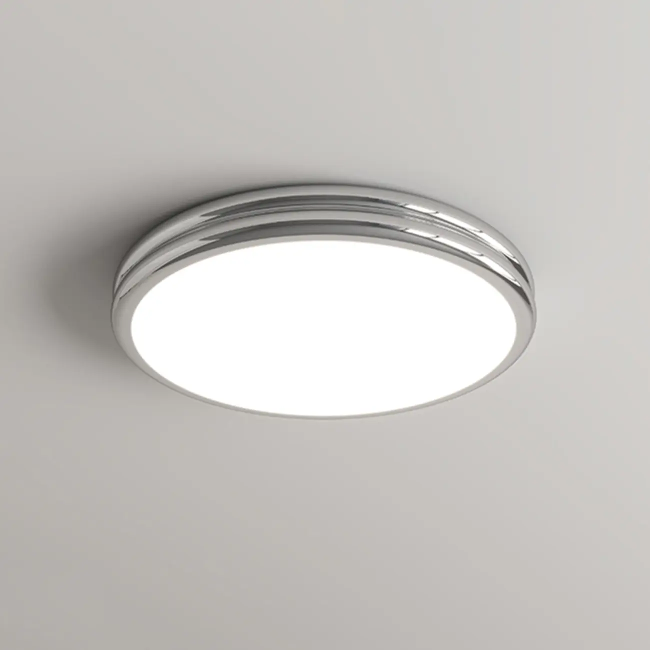 Double-Layer Round Flush Mount Ceiling Light for Living Room Image - 7 | homeyfad