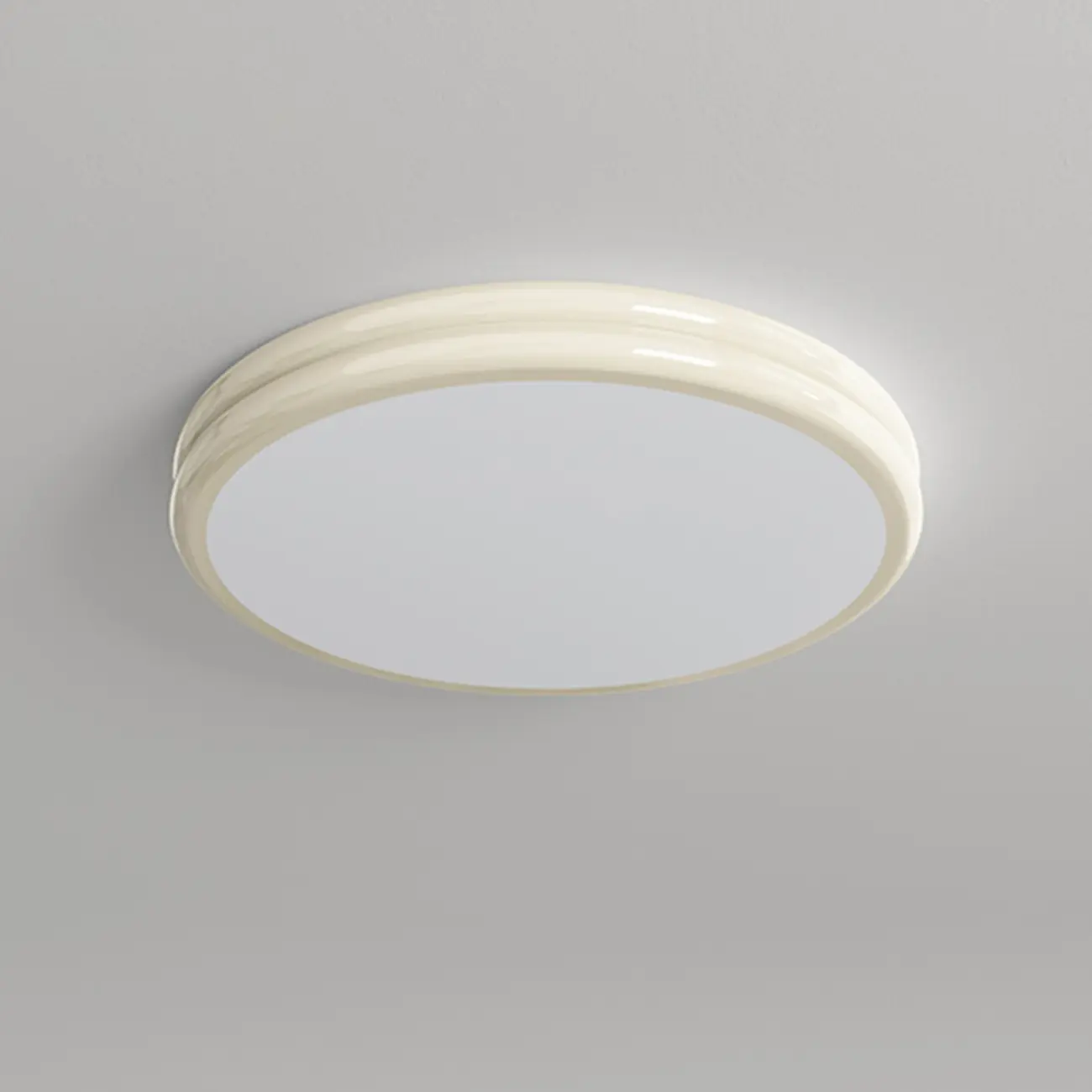 Double-Layer Round Flush Mount Ceiling Light for Living Room Image - 10 | homeyfad