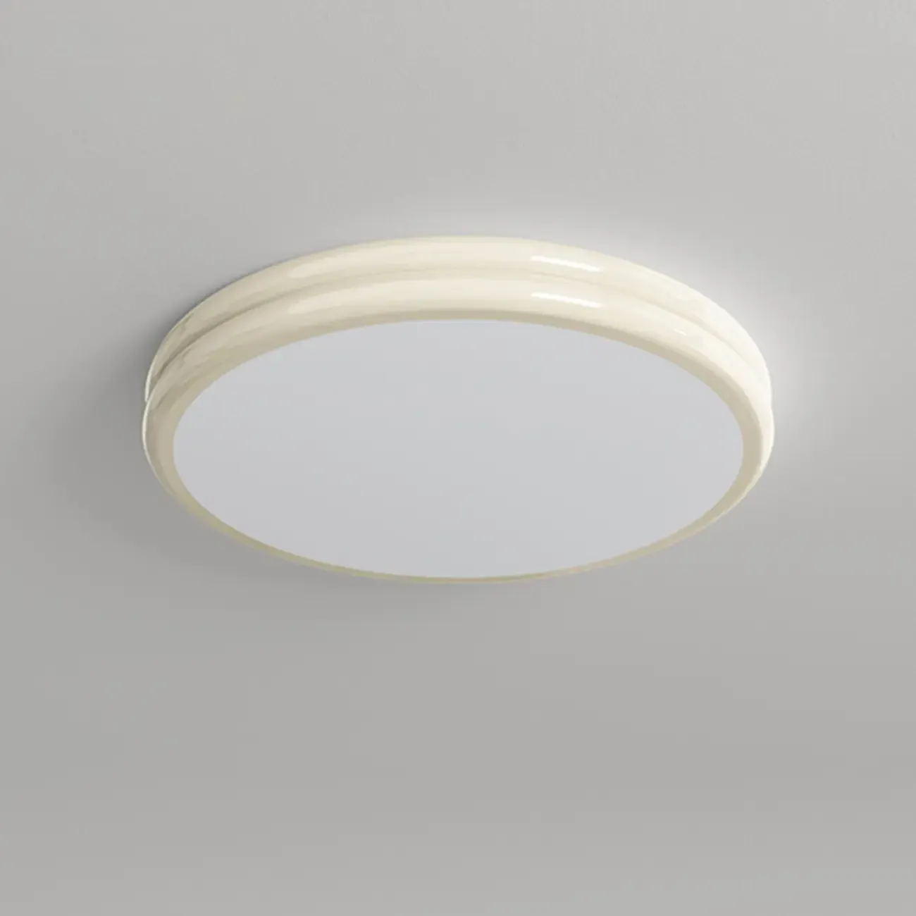 Double-Layer Round Flush Mount Ceiling Light for Living Room Image - 10