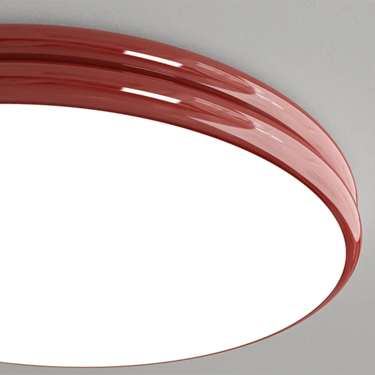 Double-Layer Round Flush Mount Ceiling Light for Living Room Image - 12