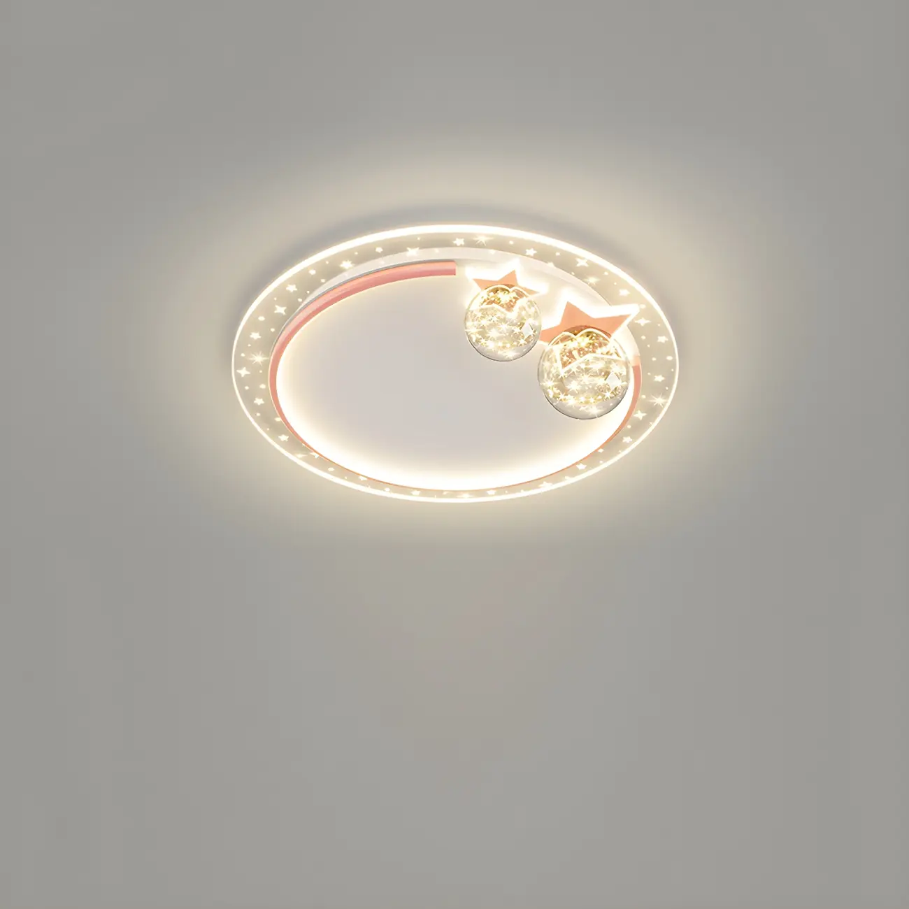 Dimmable Star LED Flush Ceiling Light for Kids Bedroom Decor Image - 5 | homeyfad