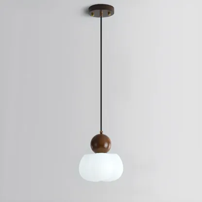Modern Wooden Cloud Pendant Light for Bedroom