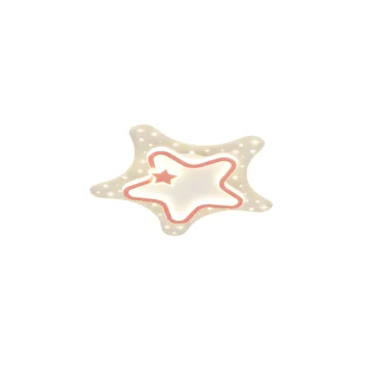 Dimmable Star LED Flush Ceiling Light for Kids Bedroom Decor Image - 9