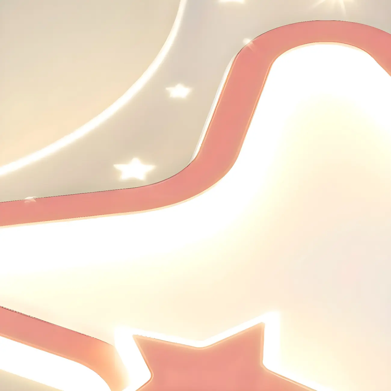 Dimmable Star LED Flush Ceiling Light for Kids Bedroom Decor Image - 12 | homeyfad