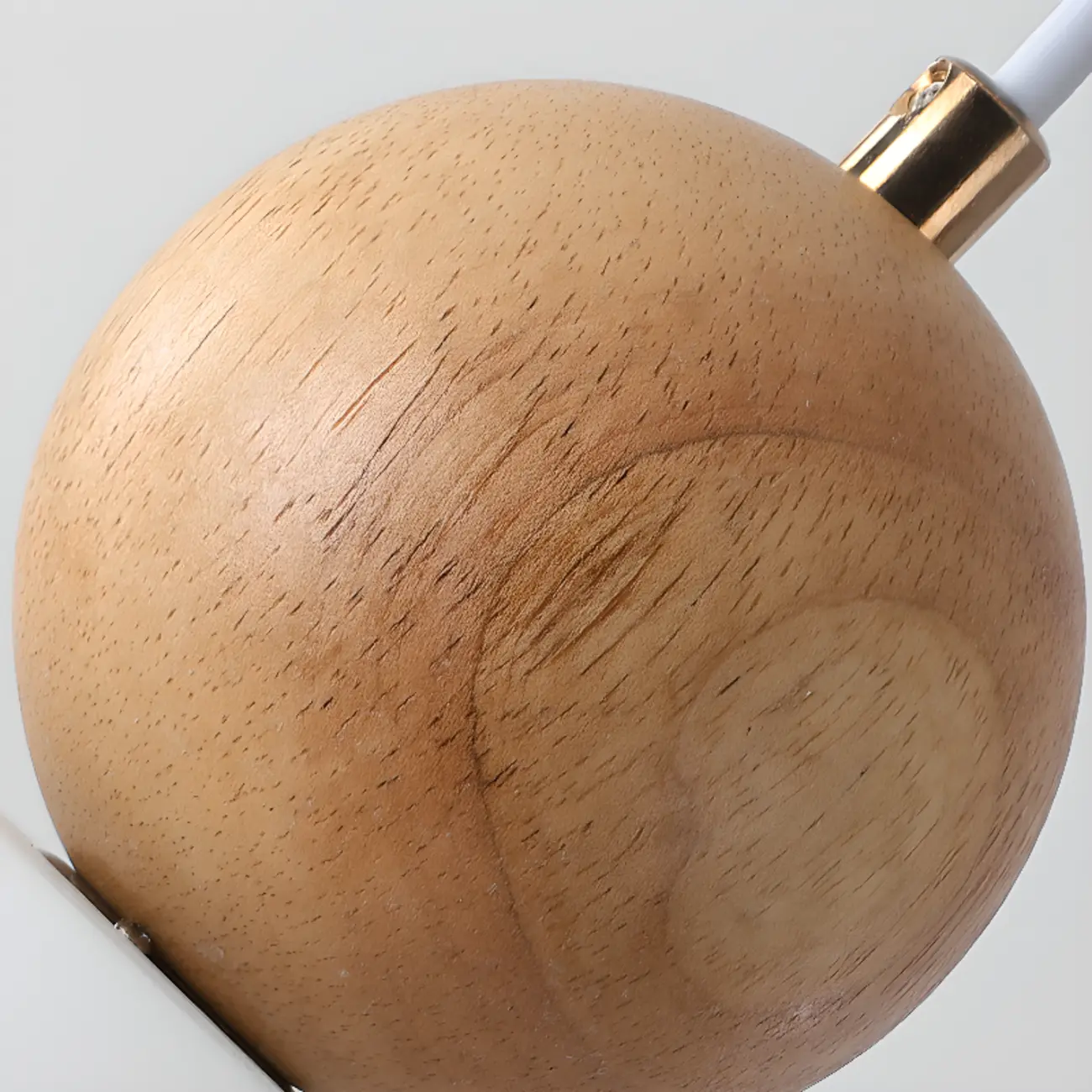 Modern Cloud Bedside Pendant Light with Wooden Ball Image - 10 | homeyfad