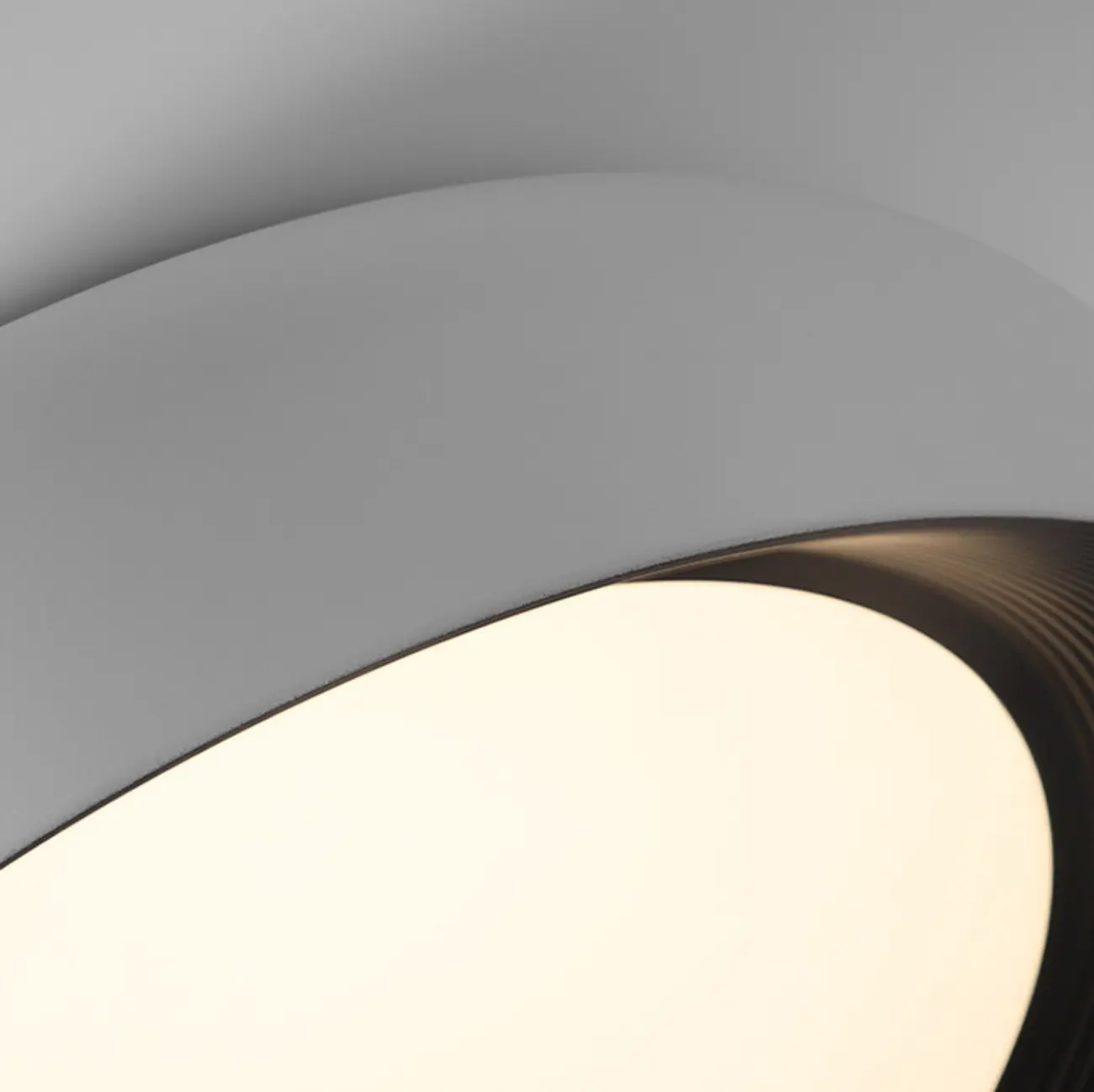 Minimalist Round Flush Mount Ceiling Light with Black Shade Image - 13 | homeyfad