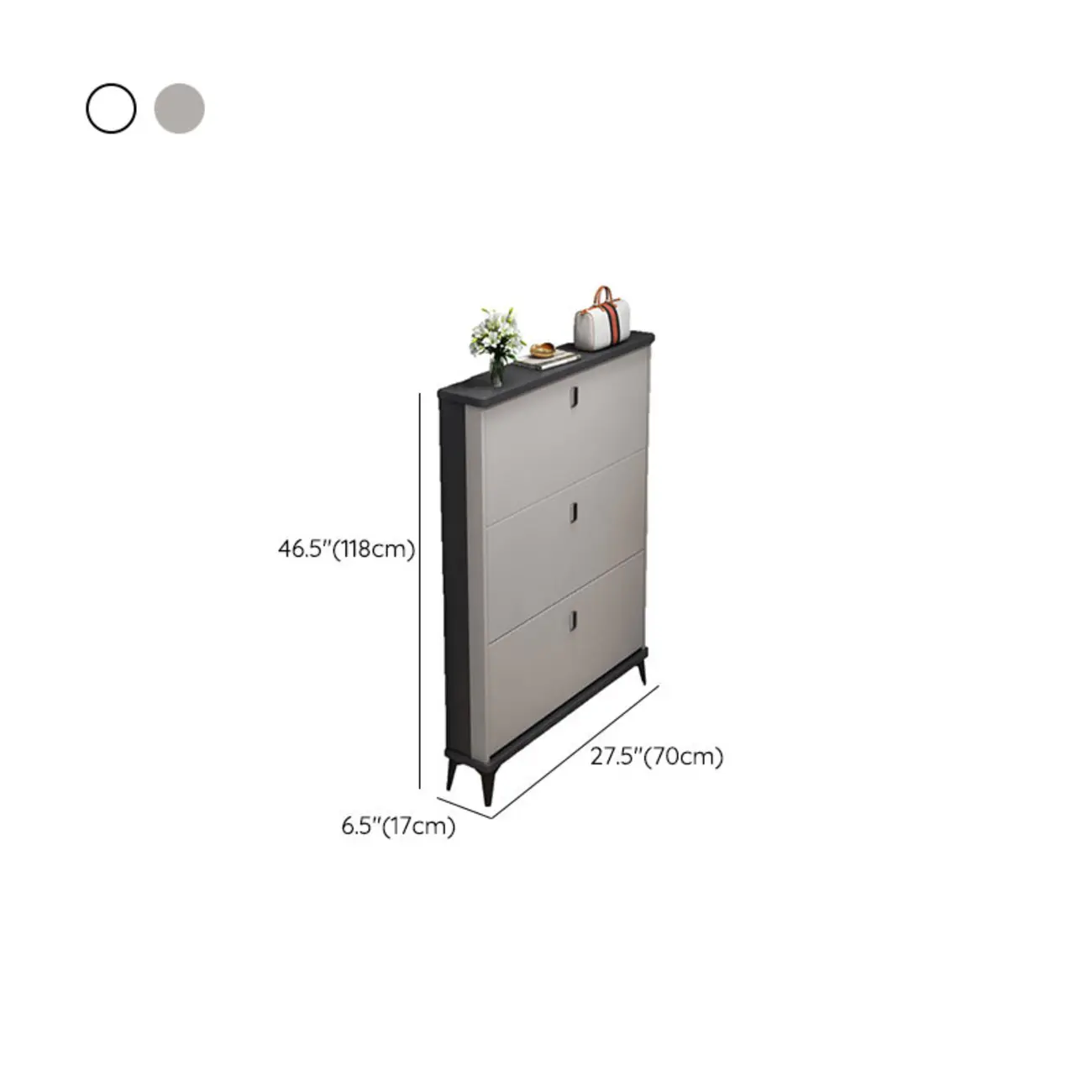 Modern Wood Shoe Cabinet with Adjustable Shelves | homeyfad