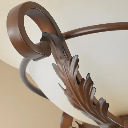 Contemporary 3-Light Ceiling Lamp for Living Room Decor Image - 9