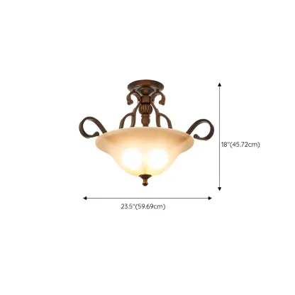 Contemporary 3-Light Ceiling Lamp for Living Room Decor Image - 13