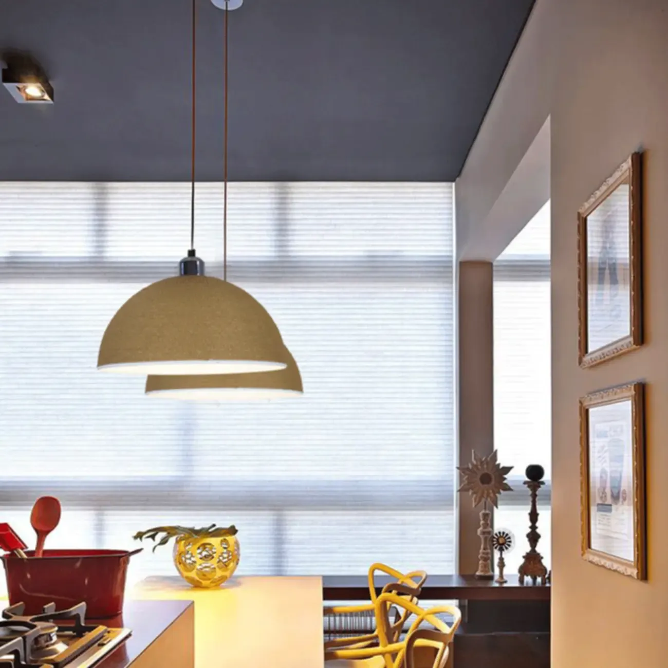 Modern 3 Light Metal Pendant Lamp for Dining Room Image - 4
