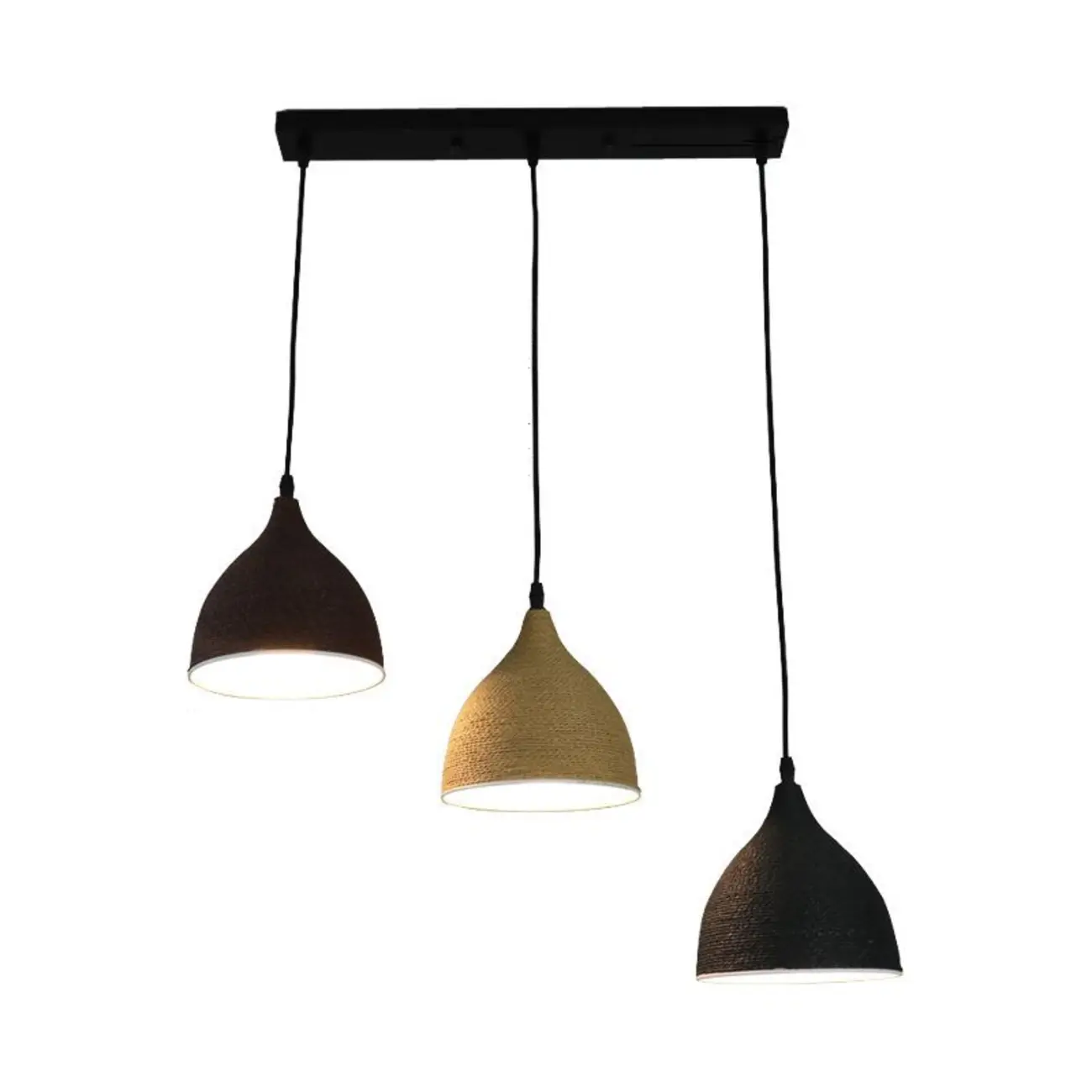 Modern 3 Light Metal Pendant Lamp for Dining Room Image - 14 | homeyfad
