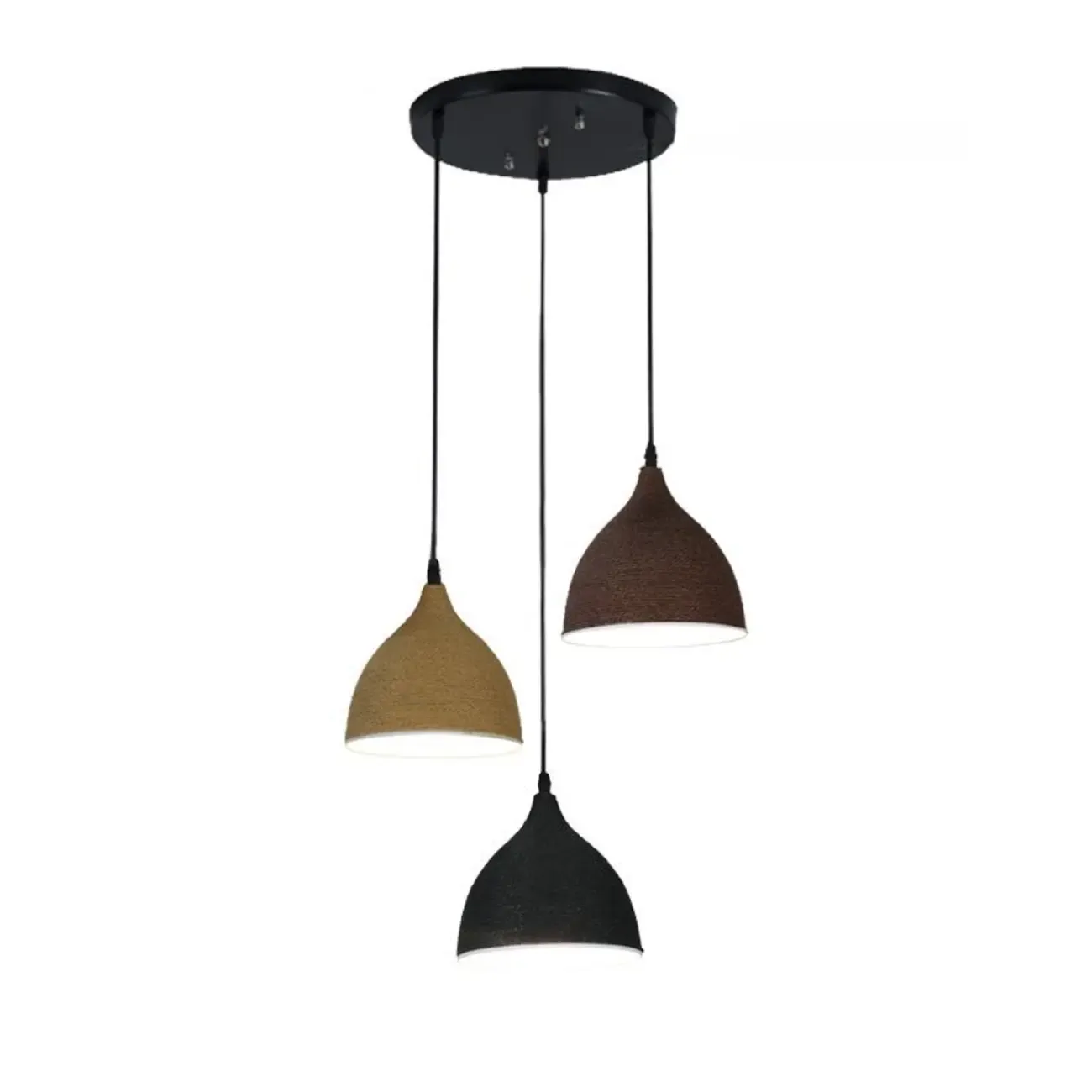 Modern 3 Light Metal Pendant Lamp for Dining Room Image - 15