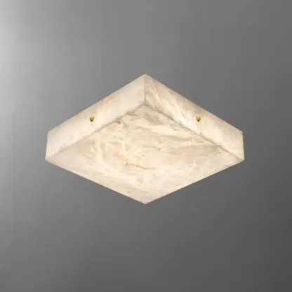 Dimmable Square Flush Mount Ceiling Light for Bedroom Use Image - 2