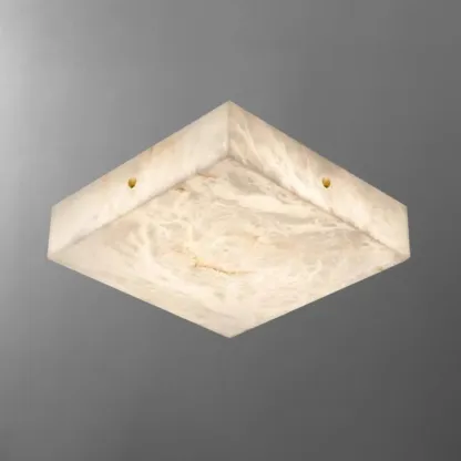 Dimmable Square Flush Mount Ceiling Light for Bedroom Use Image - 3