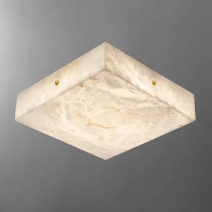 Dimmable Square Flush Mount Ceiling Light for Bedroom Use Image - 5
