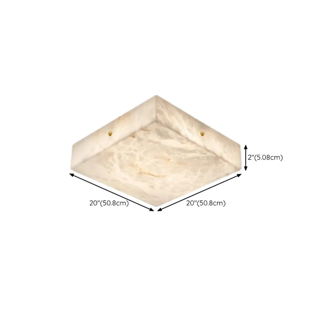 Dimmable Square Flush Mount Ceiling Light for Bedroom Use Image - 15