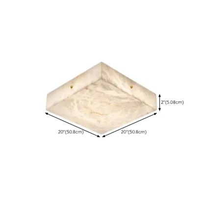 Dimmable Square Flush Mount Ceiling Light for Bedroom Use Image - 15