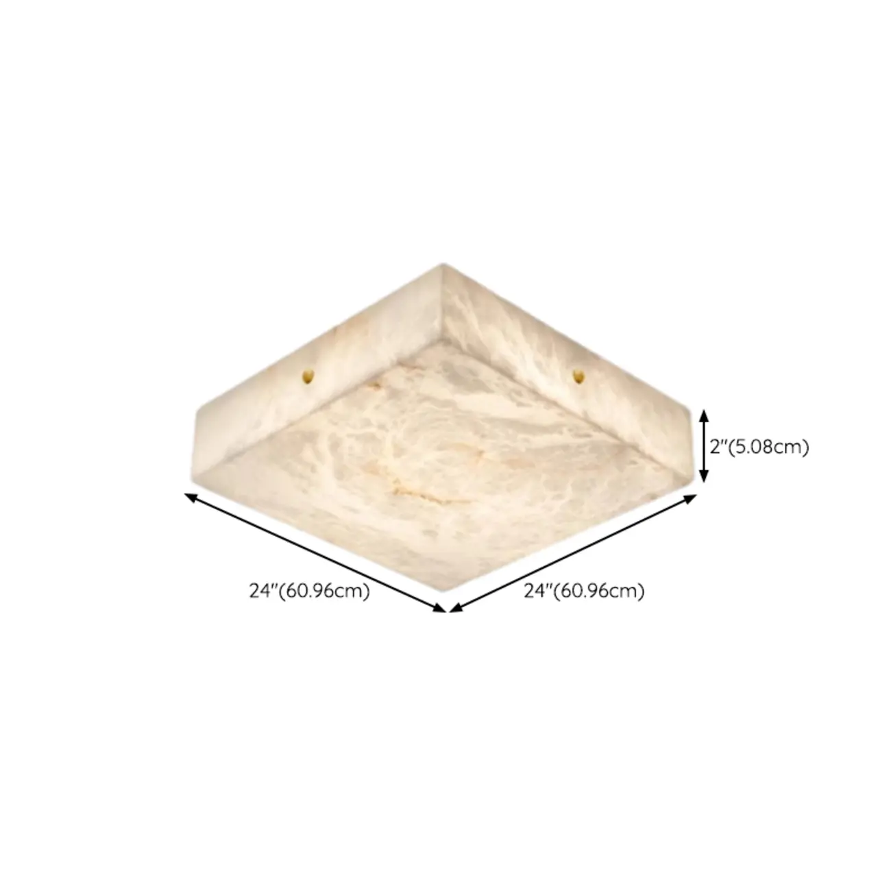 Dimmable Square Flush Mount Ceiling Light for Bedroom Use Image - 16 | homeyfad