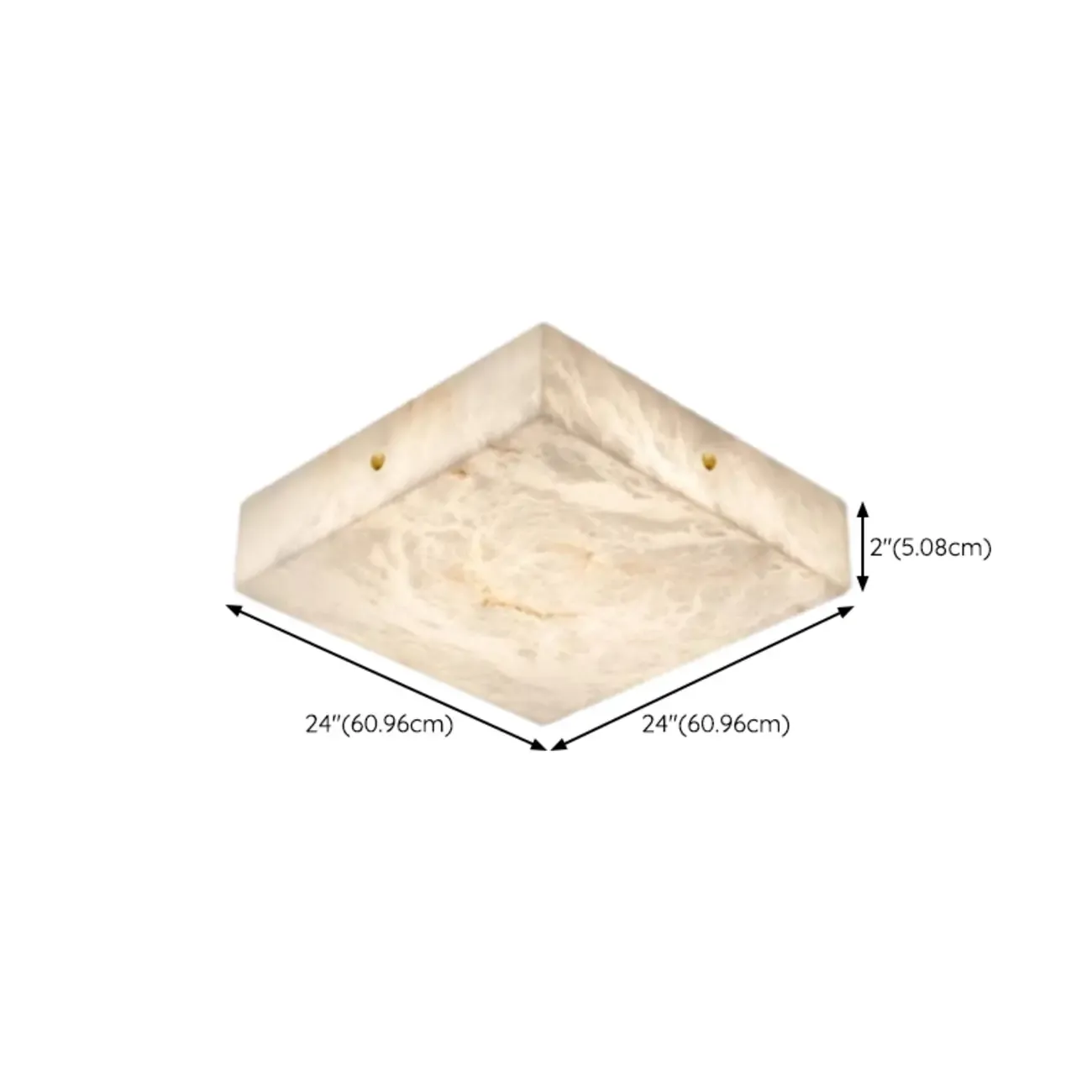 Dimmable Square Flush Mount Ceiling Light for Bedroom Use Image - 16