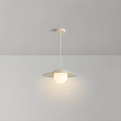 Nordic White Glass Linear Pendant Light for dining room Image - 3