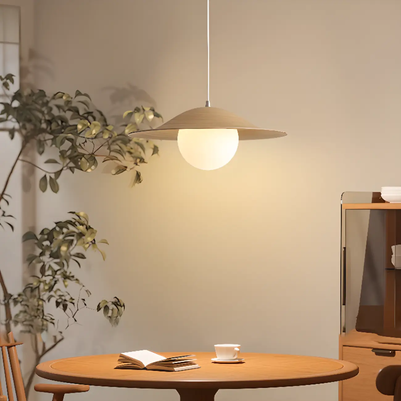 Nordic White Glass Linear Pendant Light for dining room Image - 8 | homeyfad