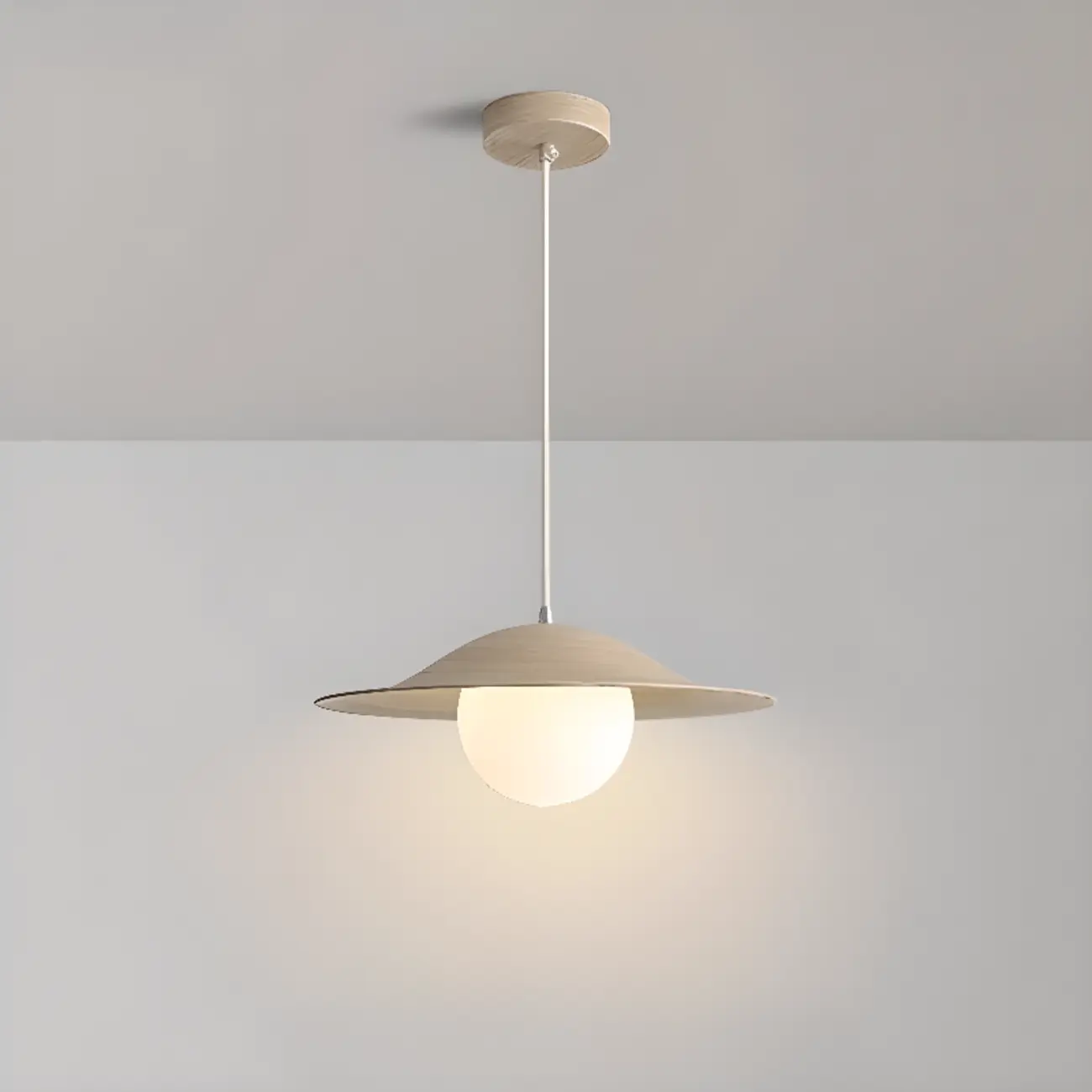 Nordic White Glass Linear Pendant Light for dining room Image - 10 | homeyfad