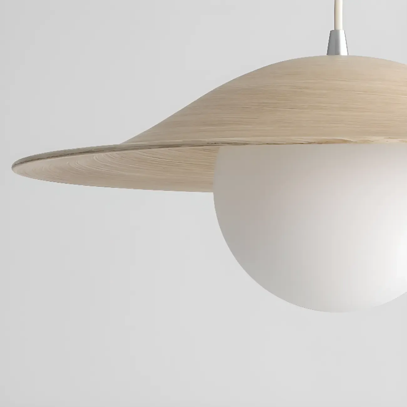 Nordic White Glass Linear Pendant Light for dining room Image - 14