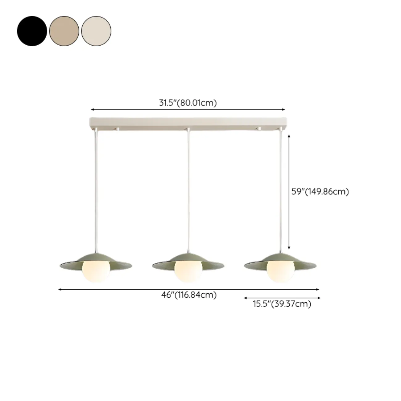 Nordic White Glass Linear Pendant Light for dining room Image - 20 | homeyfad