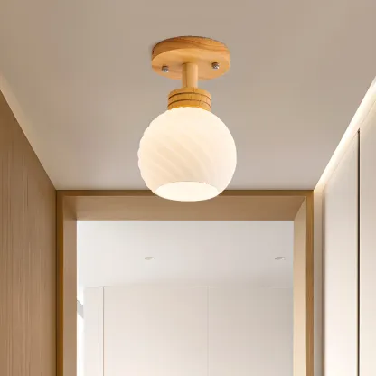 Elegant Single Head LED Ceiling Light for Residential Use Image - 1