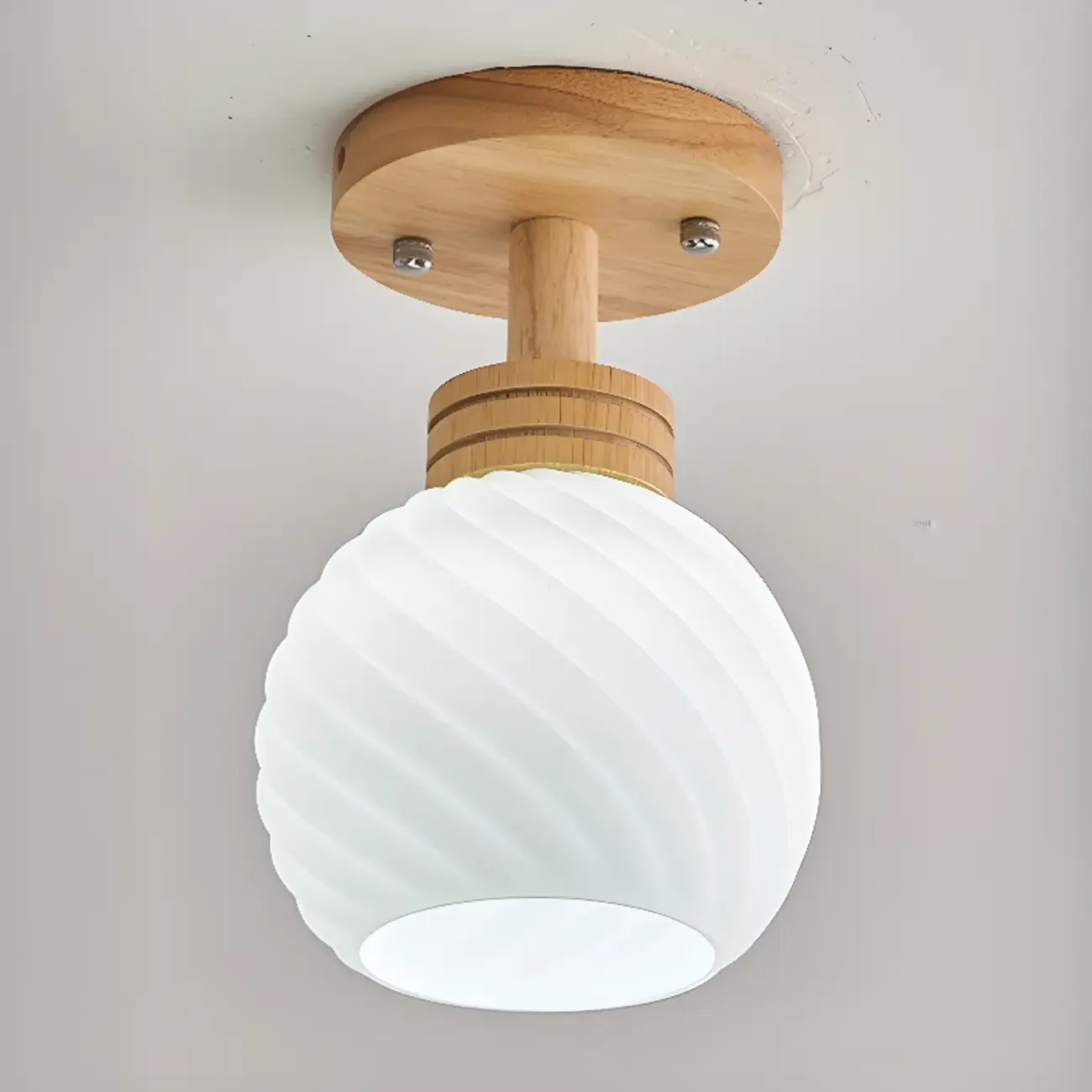 Elegant Single Head LED Ceiling Light for Residential Use Image - 2