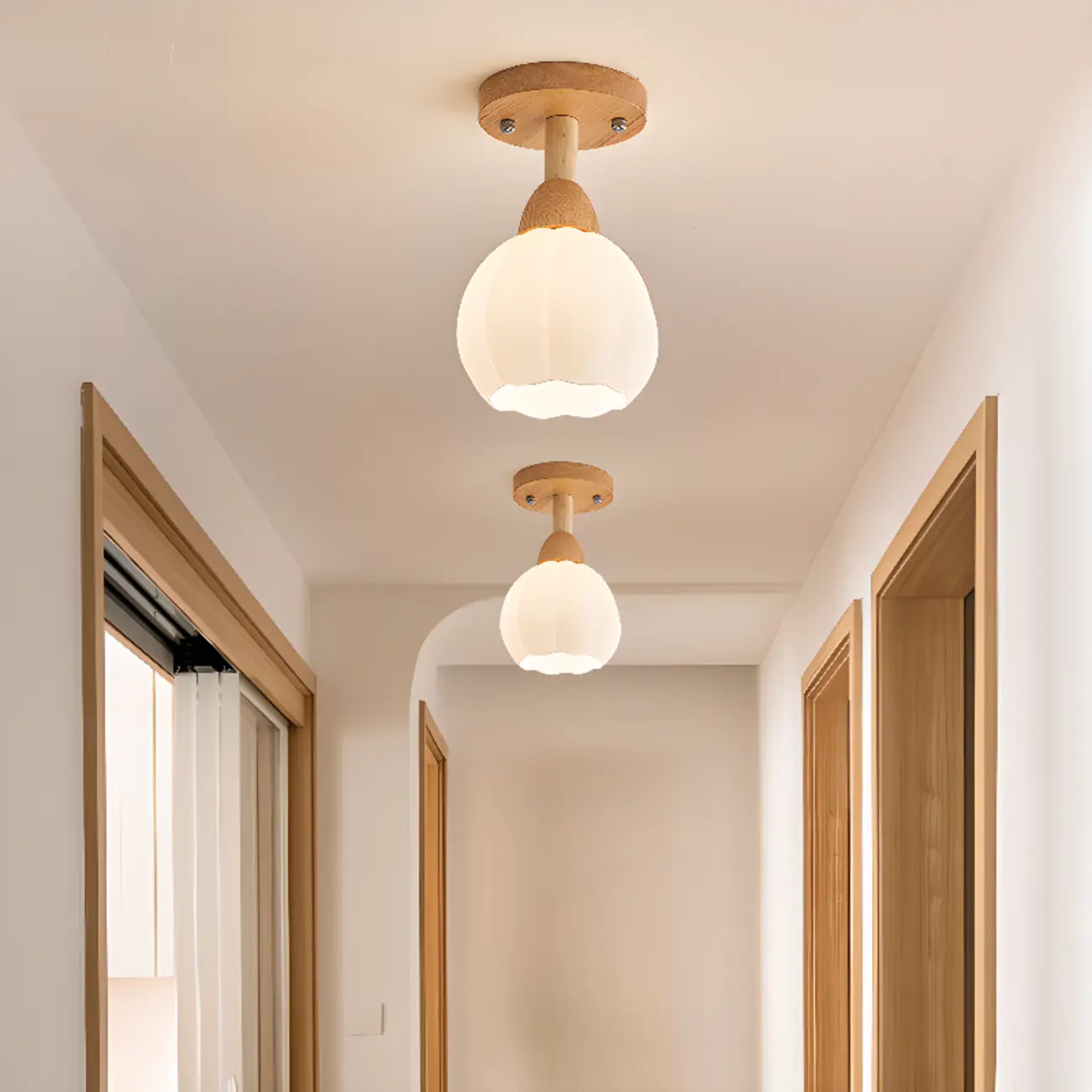 Elegant Single Head LED Ceiling Light for Residential Use Image - 6 | homeyfad