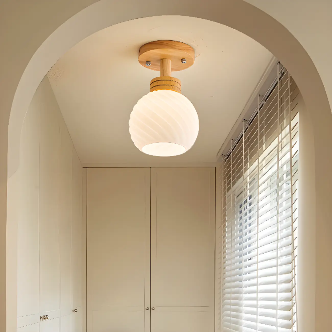 Elegant Single Head LED Ceiling Light for Residential Use Image - 7 | homeyfad