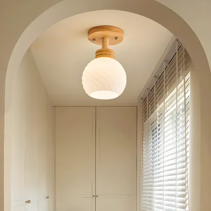 Elegant Single Head LED Ceiling Light for Residential Use Image - 7