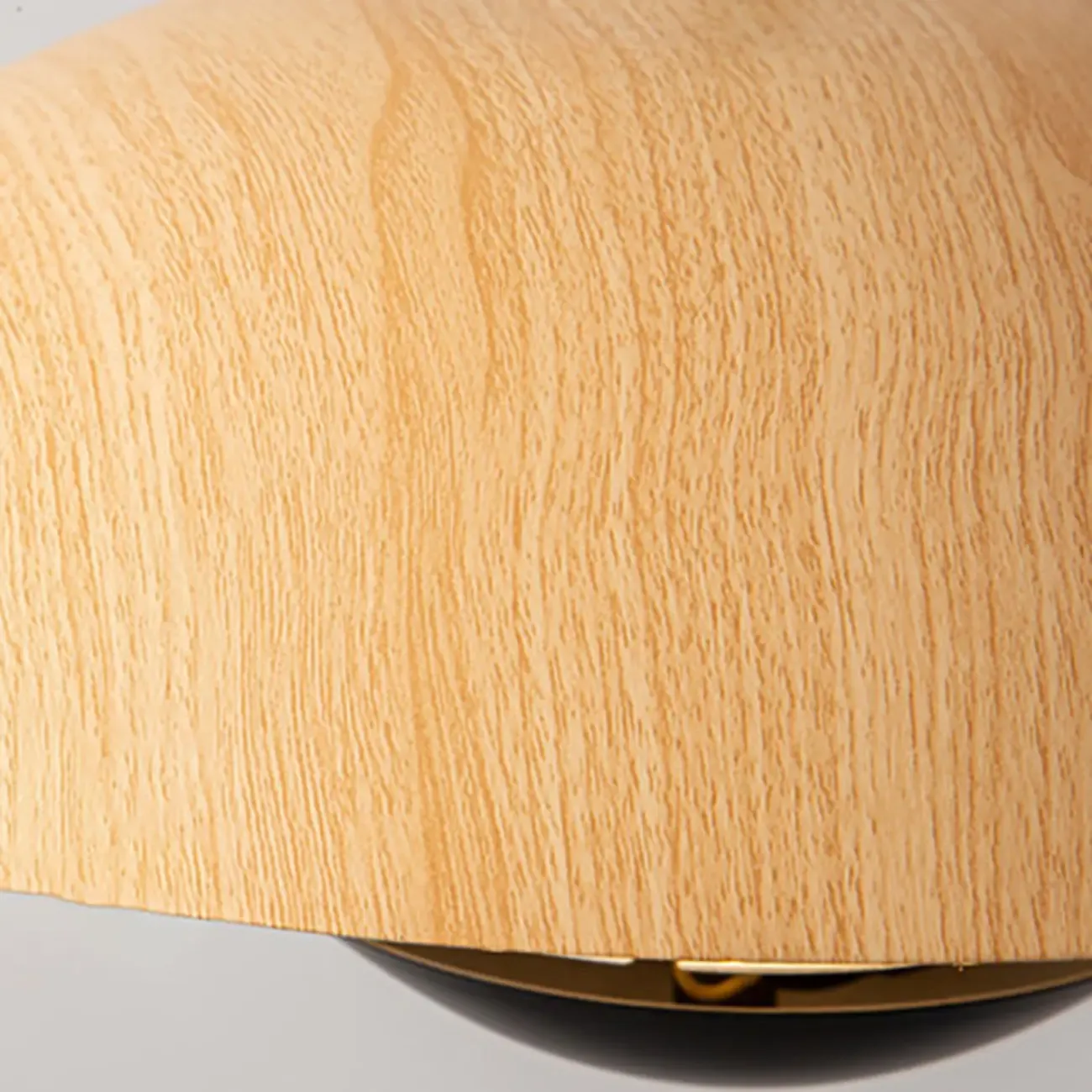 Designer Solid Wood Dome Pendant Light for Dining Room Image - 13