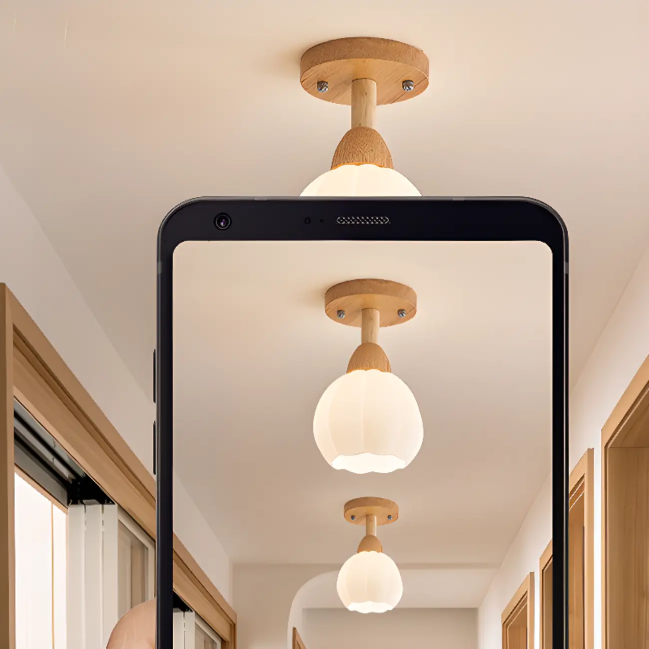 Elegant Single Head LED Ceiling Light for Residential Use Image - 13 | homeyfad