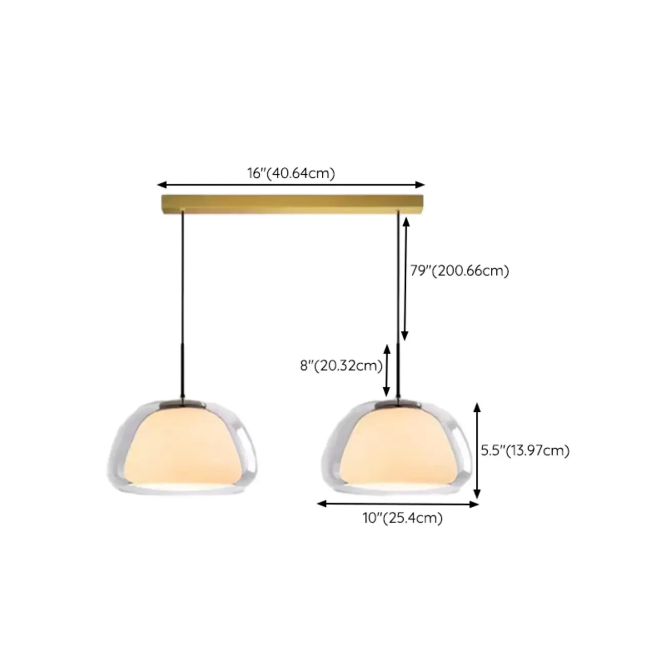 Designer LED Milk Glass Jelly Pendant Light for Dining Room Image - 16