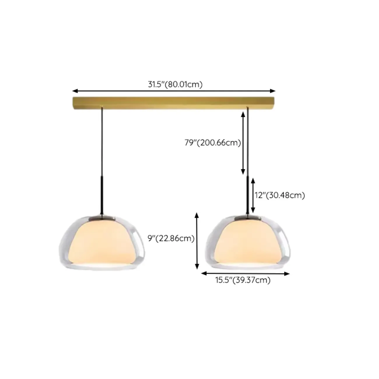 Designer LED Milk Glass Jelly Pendant Light for Dining Room Image - 19