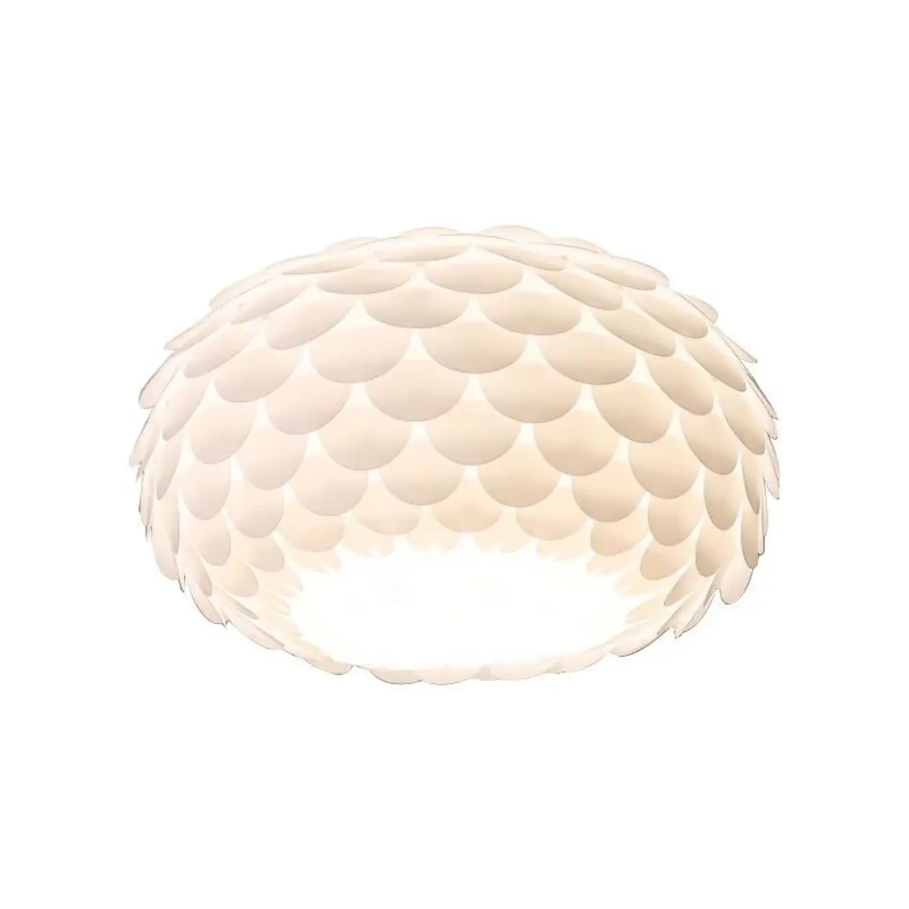 Stylish Ceiling Light with Feather Shade for Home Decor  Image - 5 | homeyfad
