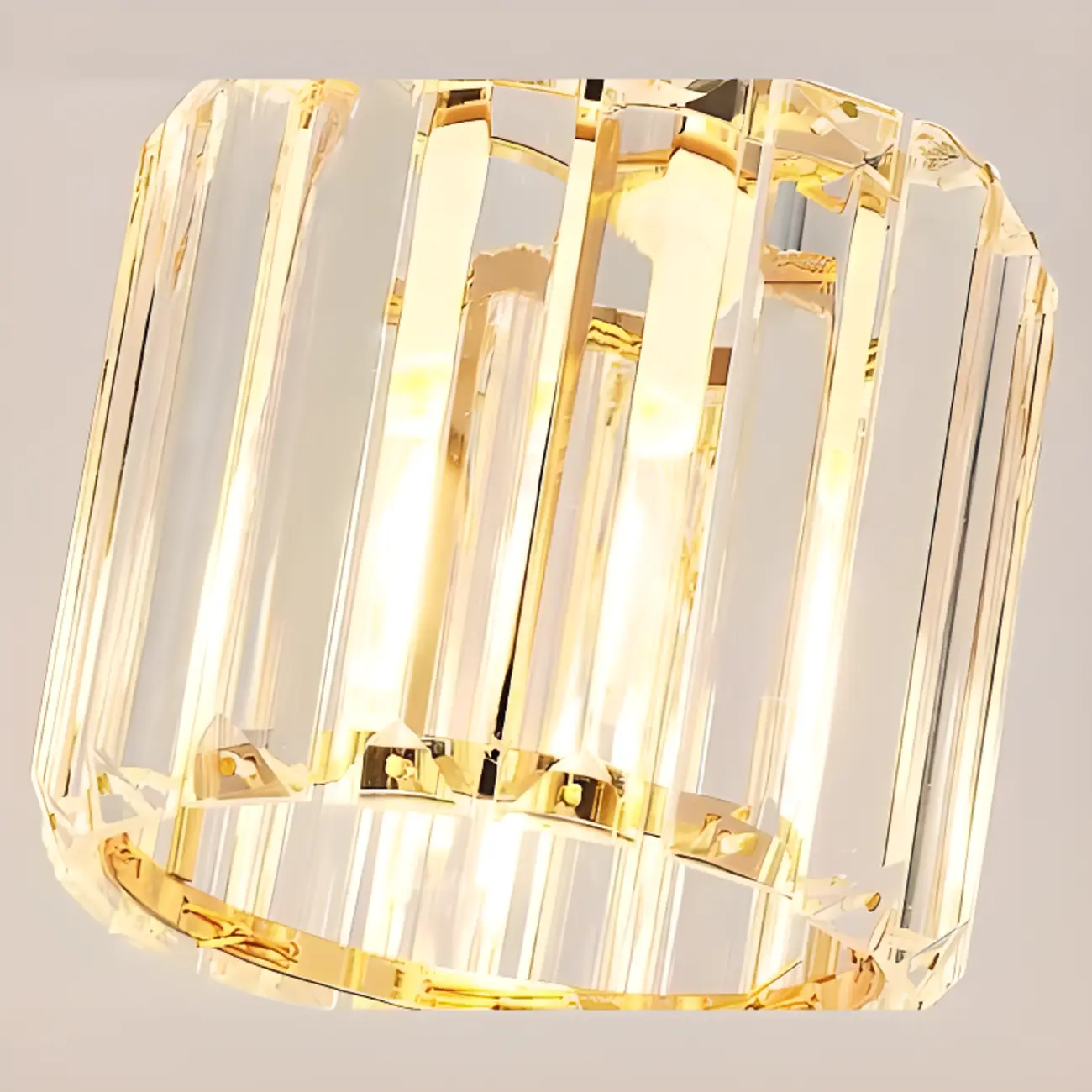 Luxury Cylinder Pendant Lamp with Crystal for Dining Room Image - 19 | homeyfad
