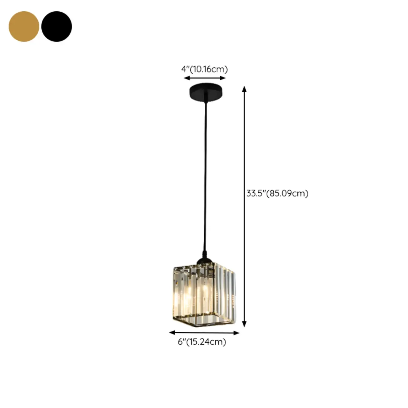 Luxury Cylinder Pendant Lamp with Crystal for Dining Room Image - 28