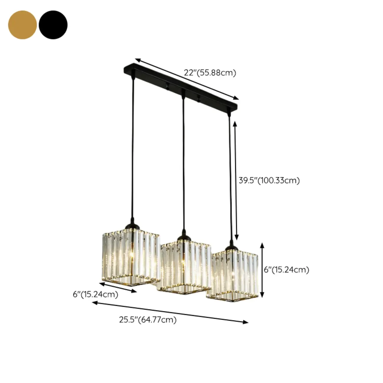 Luxury Cylinder Pendant Lamp with Crystal for Dining Room Image - 30
