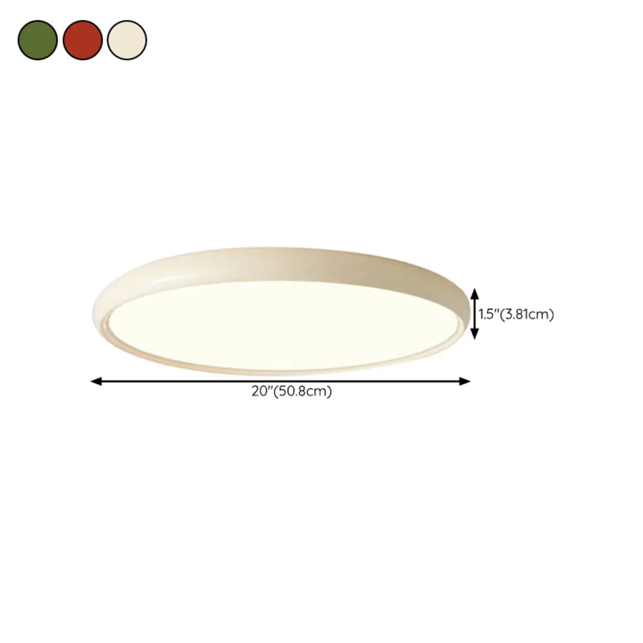 Dimmable Acrylic Round LED Ceiling Light for Residential Use Image - 17 | homeyfad