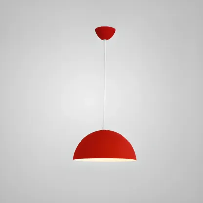 Industrial Black Aluminum Dome Pendant Lamp for Restaurant Image - 6