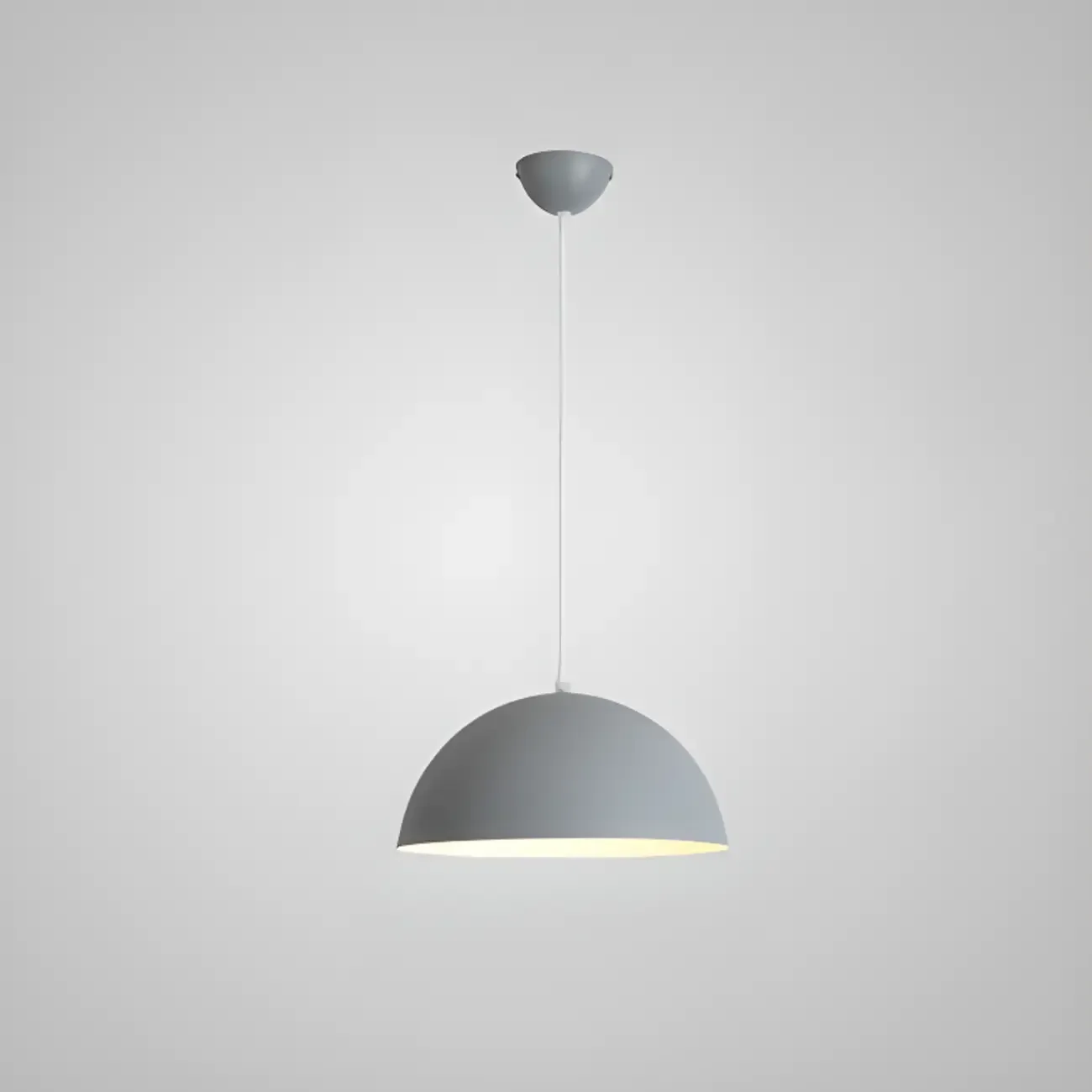 Industrial Black Aluminum Dome Pendant Lamp for Restaurant Image - 9