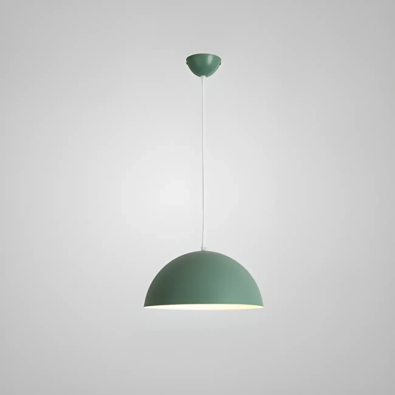 Industrial Black Aluminum Dome Pendant Lamp for Restaurant Image - 10